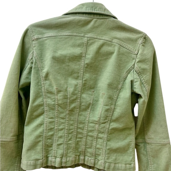 Tulle Anthropologie Green Cordoroy Jacket , Mod Buttons - Picture 3 of 8